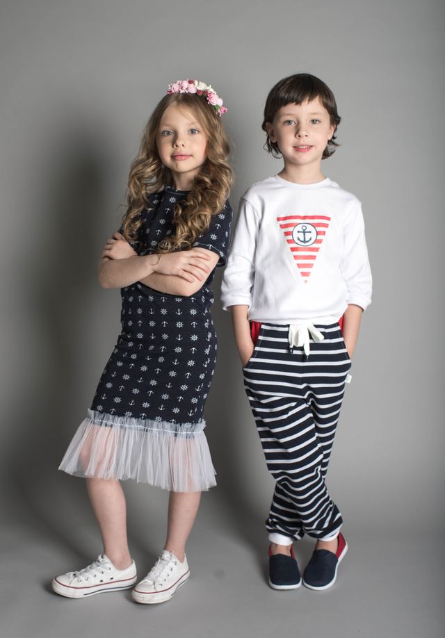 Children representing newborn naming